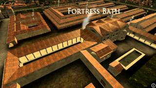 Animation of ancient Roman Fort in Caerleon Wales [upl. by Samson]