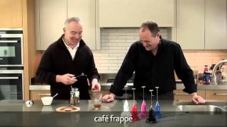 How to make a frappé coffee using an aerolatte milk frother [upl. by Atiuqnahs605]