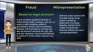 What is Difference Between Fraud amp Misrepresentation [upl. by Andee]