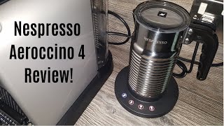 Nespresso Aeroccino 4 Milk Frother Review  Worth upgrading from the Aeroccino 3 [upl. by Encrata497]