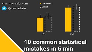 Ten Statistical Mistakes in 5 Min [upl. by Adnaluy]