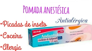 Resenha PomadaAndantol Gel [upl. by Akinirt]