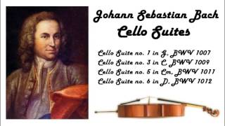 Johann Sebastian Bach  Cello suites in 432 Hz great for reading or studying [upl. by Desirae604]