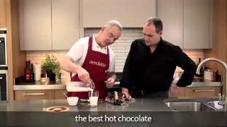 How to make a hot chocolate using an aerolatte milk frother [upl. by Asteria844]