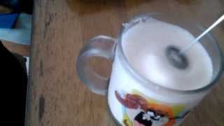 Aerolatte Review Frothing Cold Milk In Under 1 Minute [upl. by Sokram784]