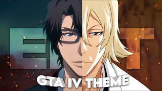 Aizen x Urahara  GTA IV Theme Edit [upl. by Osrock]